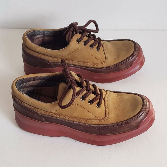 COLE HAAN Sporting Shoes Leather Walking Hiking Lace Up Flats Bicolor - Picture 11 of 15